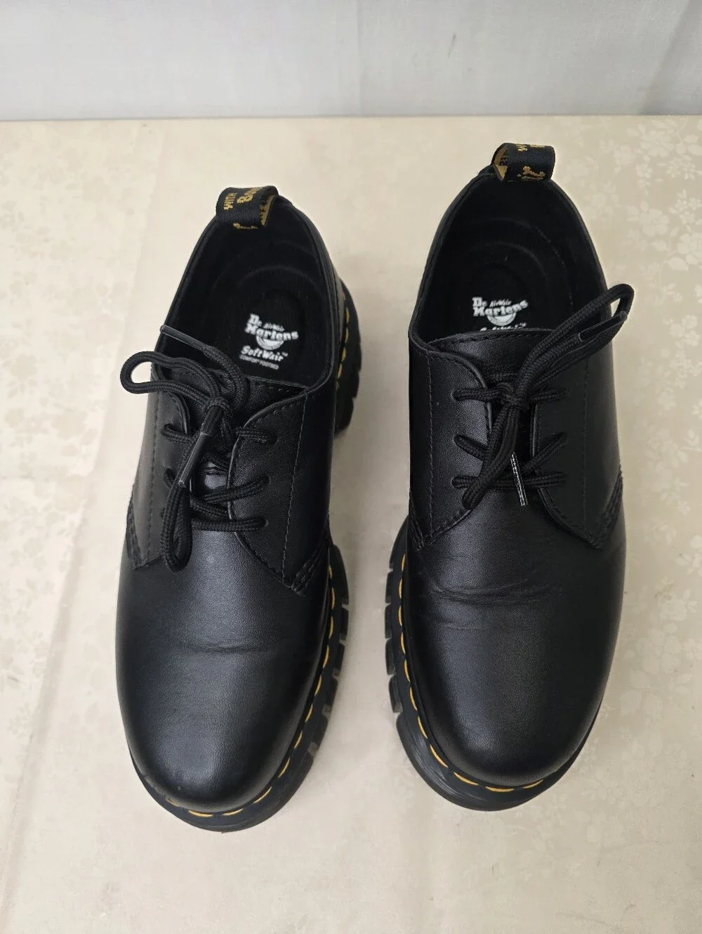 Dr. Martens Audrick 3-Eye Platform Oxford Shoes Black Women’s Size 10 / EU 42